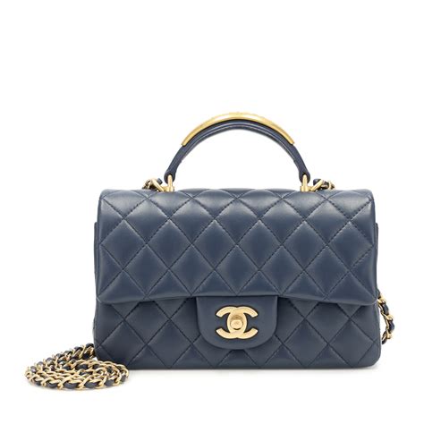 cf handle chanel|chanel mini flap sotheby's.